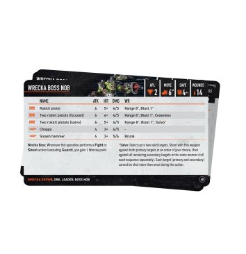 Kill Team: Wrecka Krew - Datacards (предзаказ 2024)