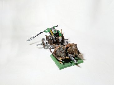 Warhammer Fantasy Age of Sigmar Orcs & Goblins Boarboy Chariot (Metal Painted)