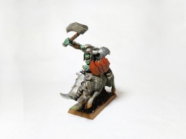 Warhammer Fantasy Age of Sigmar Orcs & Goblins Boar Boyz х5 (Pro-Painted)
