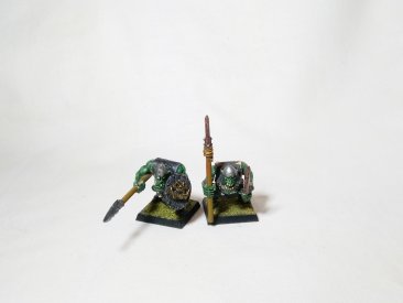 Warhammer Fantasy Battles AOS Orcs & Goblins Boyz with Spears x10 (Pro-Painted)