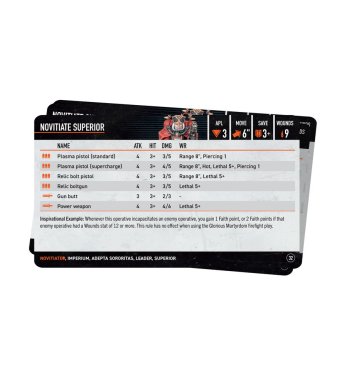 Kill Team: Novitiates – Datacards (предзаказ 2024, GW Direct)