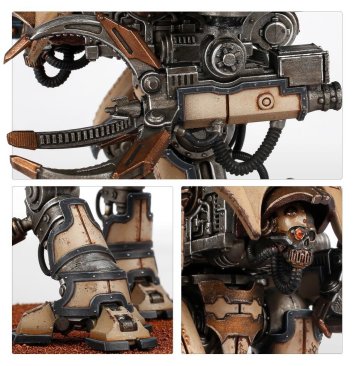 Mechanicum Knight Moirax with Volkite Veuglaire and Gyges Siege Claw (предзаказ, GW Direct)