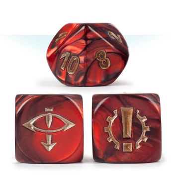 Traitor Titan Legions Dice Set