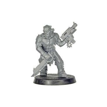 Dark Vengeance Chaos Cultists with close combat weapon