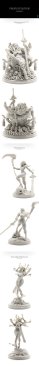 Kingdom Death Monster Pinups of Death III