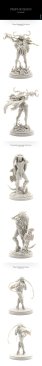 Kingdom Death Monster Pinups of Death V