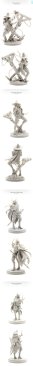 Kingdom Death Monster Pinups of Death V