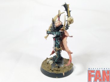 Warhammer 40k Dark Eldar Drukhari Archon (Pro-Painted)