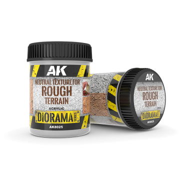 Текстурная паста AK Interactive Diorama: Neutral Texture For Rough Terrain AK8025 (250 мл)