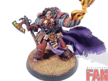 Warhammer 30k / 40k Traitor Librarian in Caraphractii Armour (Pro-Painted)