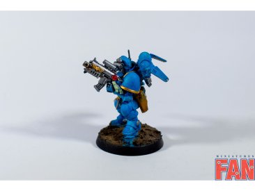 Warhammer 40k Space Marine Shadowspear Lieutenant in Phobos Armor (Pro-Painted)