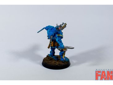 Warhammer 40k Space Marine Shadowspear Lieutenant in Phobos Armor (Pro-Painted)