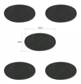 60x35mm Oval Base (поштучно)